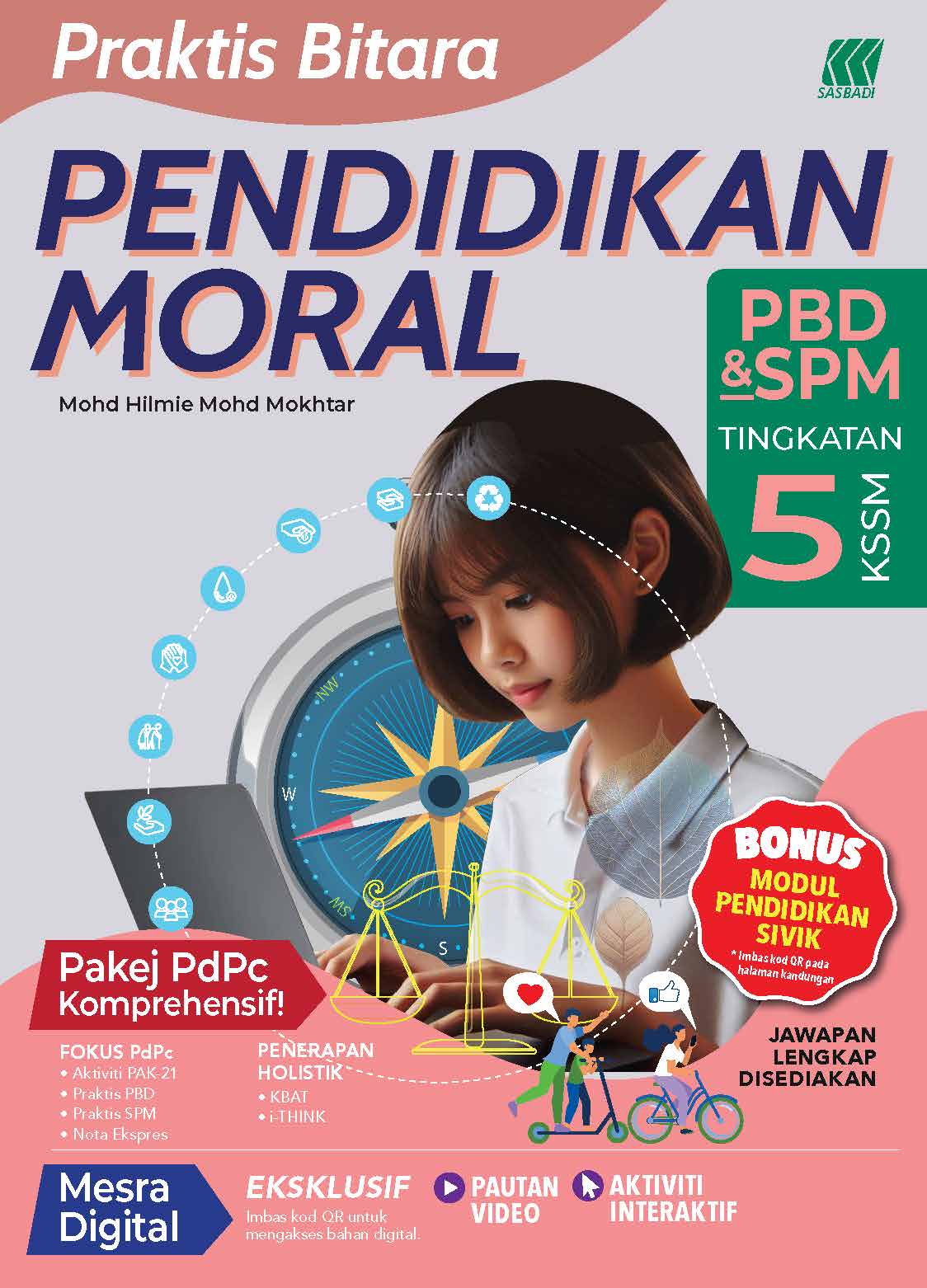 Praktis Bitara KSSM Pendidikan Moral Ting.5 Cover